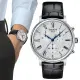 【TISSOT 天梭 官方授權】CARSON系列 紳士計時腕錶 / 41mm 母親節 禮物(T1224171603300)