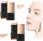 2 in 1- Luxury Anti-Wrinkle Foundation Stick, Double Head Foundation Make-Up Stick, Luxury Anti-Wrinkle Foundation Stick, Korea Flawless Eraser Foundation Stick, Foundation Stick (Mix-2pcs)