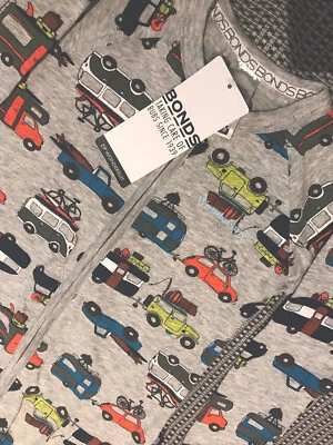 BNWT Bonds Sz 18-24mth Holiday Camping Caravan Wondersuit