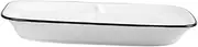 Alipis Divided Serving Plate Set Ceramic Tableware Portion Plates for Diet Easy Clean Breakfast Lunch Dinner 4 Pieces