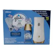Glade Clean Linen Automatic Spray Starter Kit Includes: Unit, Batteries, (2 CT)