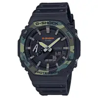 在飛比找蝦皮商城優惠-CASIO 卡西歐 男 G-SHOCK 軍事風格迷彩雙顯腕錶