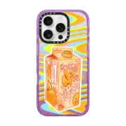 iPhone 16 Pro Impact Case MagSafe Compatible Orange Juice