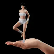 TBLeague 1/12 T01A Female Middle Chest Pale Skin Seamless Body 6" Action Figure