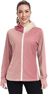 [Caihoyu] Plain Hoodie with Thumb Holes Rash Guard Shirts UPF 50+ Protection Lightweight Sweatshirt for Hiking Outdoor, Multicolor11, X-Large