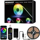 20FT LED Strip Lights COB Smart IC, 24V RGB LED Lights for Bedroom with RF Re...