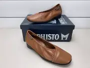 MEPHISTO GAVELIA WOMENS SHOE SIZE 5 Hazelnut LEATHER SHOES
