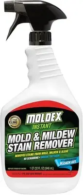 Moldex 7010 Mold & Mildew Instant Stain Remover Trigger Sprayer, 32 oz
