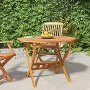 Garden Table Folding Garden Table 90x75 cm Solid Wood Acacia