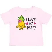 Inktastic I Love My Pappy With Pineapple Baby T-Shirt Summer Grandpa Sun Fun