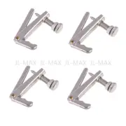 4PCS Silver Stable-style Violin String Adjusters Fine Tuners for 3/4-4/4 Violin