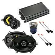 Fit Dodge Van (Full Size) 1990-1997 Speaker Upgrade Kicker DSC68 DSC35 & CXA3604