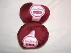 2 SKEINS - LOUISA HARDING - Kashmir DK - Color # 19 - BURGUNDY