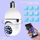 Full HD 1080P Wireless Wifi IP Camera E27 Bulb Home Security Lamp Light Camera