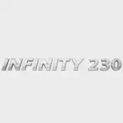 Lowe Boat Raised Decal 2198565 | Infinity 230 Silver 15 1/2 Inch