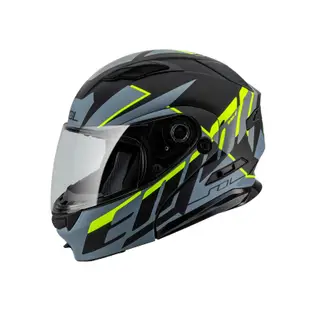 【SOL Helmets】SM-5可掀式安全帽 (裂變_消光黑/灰黃) ｜ SOL安全帽官方商城