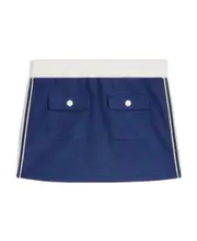 mini skirt in texturized jersey S Blue