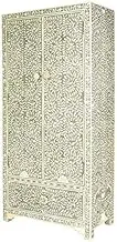 Grey Bone Almirah Cupboard