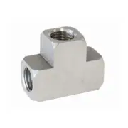 Aeroflow AF385 S.S Female Tee 3/8"-24 Inverted Seat Stainless Steel AF385