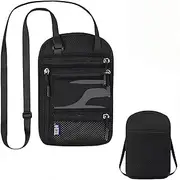 [IKOPFLN] 1 x Crossbody Shoulder Bag, Chest Bag Men, Protection, Waterproof Shoulder Bag, Maximum Security for Smartphone and Travel Documents