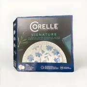 Corelle Botanical Stripes 12-pc. Dinnerware Set, Blue