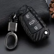 Silicone Key Chain House Fob Case Cover Bag Holder For Audi A1 A3 S3 Q3 A6 Q7 (for: Audi)