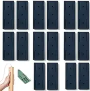 TTSM 16Pcs Self-Adhesive Desktop Socket Fixer, Adhesive Punch-Free Socket Holder, Wall-Mounted Power Strip Holder Fixator, Surge Protector Fixator Desk Wall Mount (Size : 16PCS) (A)
