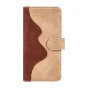 For OnePlus Nord 2T 5G Phone Case Leather Flip Folio Wallet Cover Splicing Color