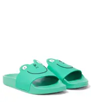 [Stella McCartney Kids] Stella McCartney Kids Frog slides UK 1 green