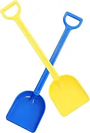 2Pcs Plastic Beach Shovel for Long Handle Sand Digging Tools Garden for Beach Fun Sand Sculpting