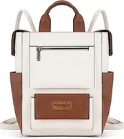 [Montana West] Wrangler Backpack Purse for Women Fashion Ladies Back Zip Anti Theft Convertible Backpack with Adjustable Strap