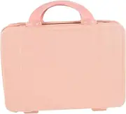[SHERCHPRY] 14-inch Hard Travel Case Makeup Case Comfort Grip Handle Mini Luggage Toiletry Bag for Travel Vintage Suitcase