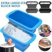 Ice Block Mold 2 Pack Extra Large Ice Cube Molds for Making 8lb Ice Cubes grw⌒