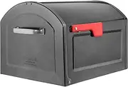 Architectural Mailboxes 950020P-10 Centennial Post Mount Mailbox, Extra Large, Pewter