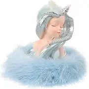 Vaguelly Car Aromatherapy Ornaments Angel Figurine Car Aromatherapy Diffuser Air Freshener Decoration Dashboard Car Air Freshener Angel Desk Decor Rearview Mirror Perfume Bottle Resin