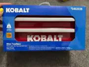 NEW IN BOX Kobalt Red Mini Steel ToolBox 25th Anniversary Edition 5462036