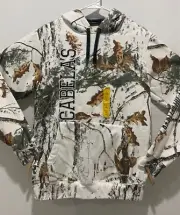Cabela's Zonz Woodlands Snow Hoodie Adult Size S Fleece Lined NWT MSRP $59.99