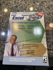 Video Professor Learn Excel 3-CD Set [PC CD-ROM]