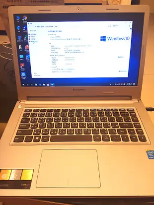 二手lenovo 聯想IdeaPad S410 銀白14吋 i3-4030U 4G/500G HDMI USB3.0筆電