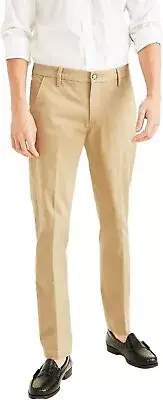 Dockers Men's Slim Fit Workday Khaki Smart 360 Flex Pants Mens 31x32 NEW