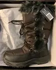 Made For Snow Waterproof Boots Side Zip & Lace Up Lined size 9