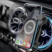 Car Phone Mount Compatible Applicable Mercedebenz Mobile Phone Holder A/B/C-Class, A3 Q2,FordMustang,Volkswagen Tiguan Automatic Locking Universal Air Vent Cell Phone Holder(Black)