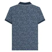 Lambretta Mens Paisley Tonal Big & Tall Polo Shirt
