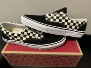 Vans Era Primary Check Black Size 10 Mens Brand New!