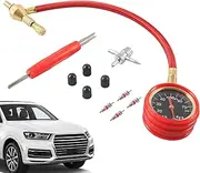 Tire Gauge - Pressure Tester,0-75psi Easy to Read Accurate Tire Gauge for Truck Bus RV Car Motorcycle Bike