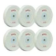 SALI 6 Pack Polishing Wheel for Bench Grinder Buffing 4 inch White...