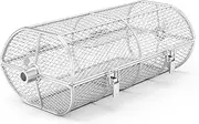 Onlyfire Universal Stainless Steel Rotisserie Grill Peanut Beans French Fries Basket Fits for Any Gas Grill