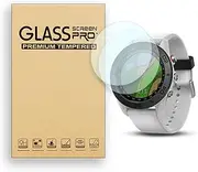 Screen Protector for Garmin Approach S40 S60 Premium GPS Golf Watch Tempered Glass Film, 9H Hardness,Anti-Scratch,High Definition,Bubble Free (2 pcs)