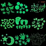 丸子精選FASHION GLOW IN THE DARK FLUORESCENT PLASTIC HOME DECORA