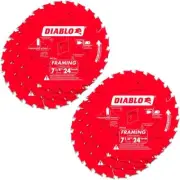 DIABLO Circular Saw Blade 7-1/4" Carbide Saw Blade 24-Teeth Wood Cut (6-Pack)